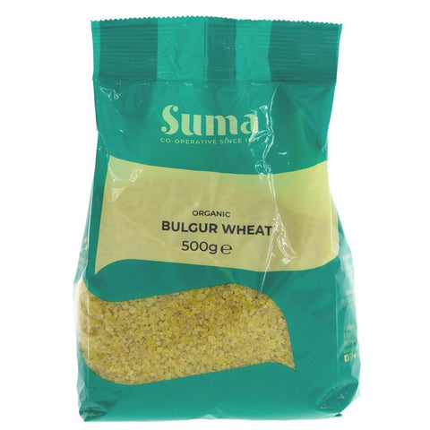 Suma Prepacks - Organic Bulgur Wheat 500g (Pack of 6)