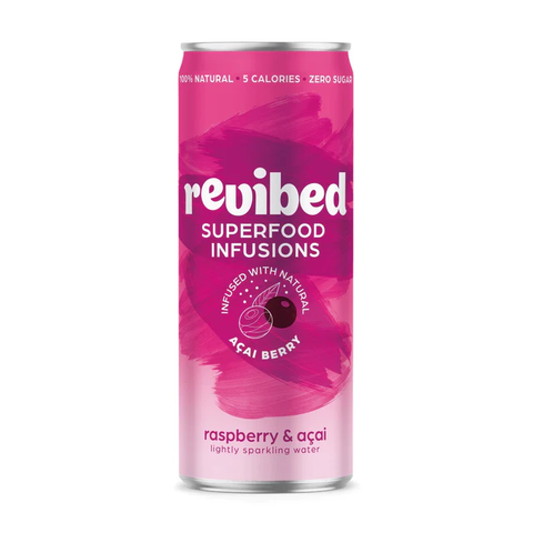 Revibed Drinks Raspberry & Acai 250ml (Pack of 12)