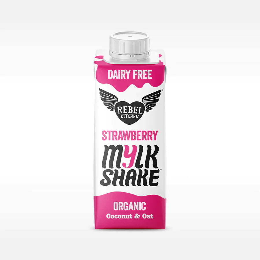 Rebel Kitchen Strawberry Mylk Shake 250ml (Pack of 12)