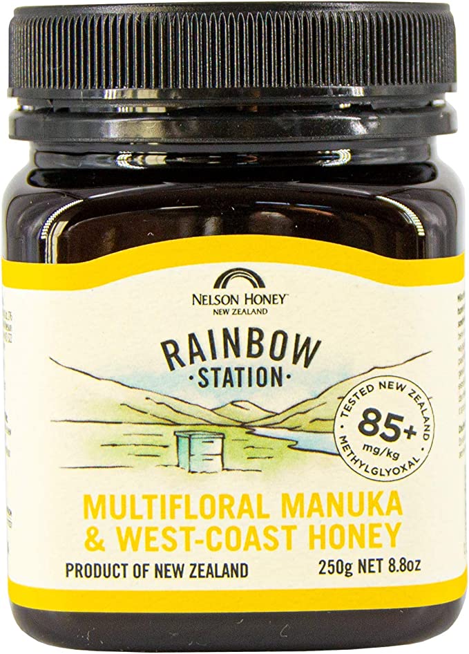 Nelson Honey 85+mg Rainbow Station & West Coast 250g