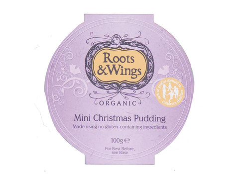Roots and Wings GF Mini Christmas Pudding 100g (Pack of 12)