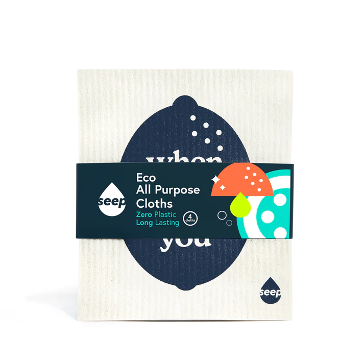 SEEP Eco Sponge Cloths 20g (Pack of 23)