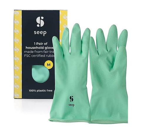 SEEP Eco Rubber Gloves Medium 75g (Pack of 48)