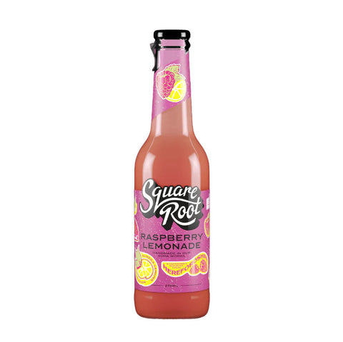 Square Root Raspberry Lemonade 275ml (Pack Of 24)
