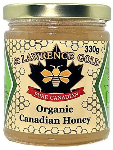 St Lawrence Gold  Pure Organic Canadian Honey 330g