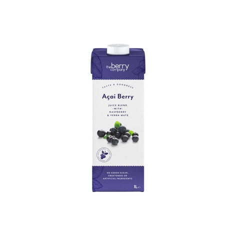The Berry Company Acai Berry & Yerba Mate 1L (Pack of 12)