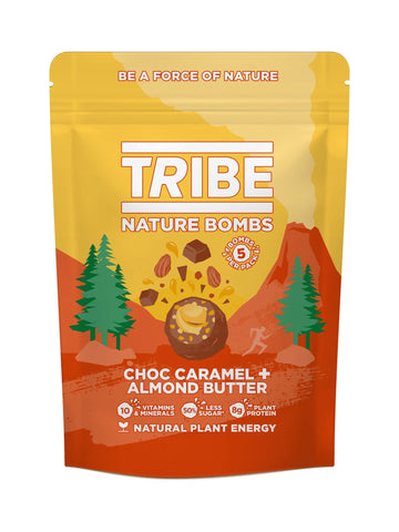 Health Foods Nature Bomb Sh- Choc Caramel Almond 100g