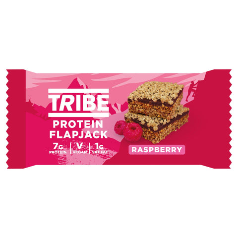 Tribe Protein Flapjack - Raspberry 50g (Pack of 12)