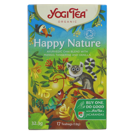 Yogi Tea Happy Nature 17 Bags - Organic (Pack of 6)
