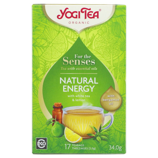 Yogi Tea Natural Energy 17 Bags - Organic (Pack of 6)