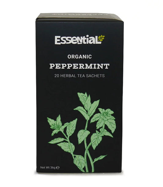 Essential Peppermint Tea Organic 20 Bags (Pack of 4)