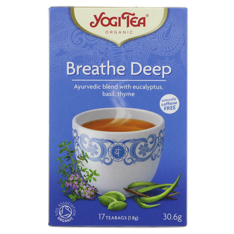 Yogi Tea Breathe Deep Tea Organic 17 Bags (Pack of 6)
