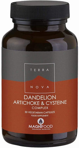 Terranova Dandelion Artichoke Cysteine Complex 50 Capsules