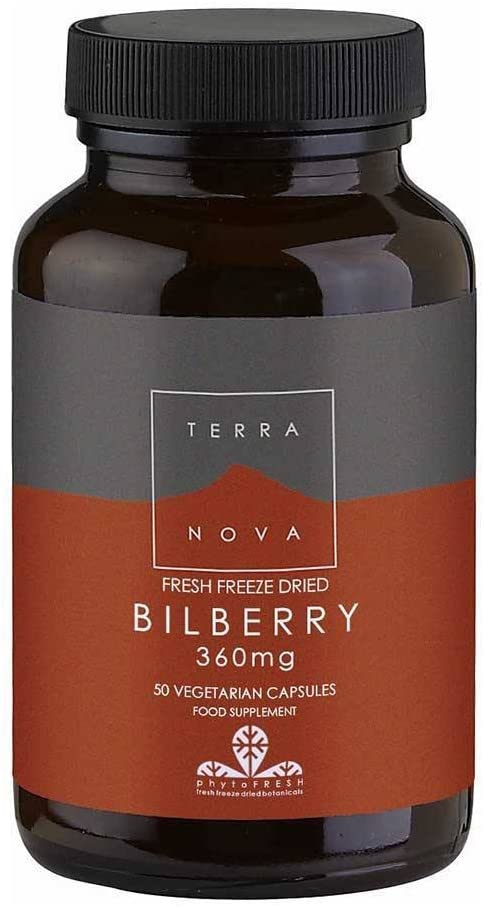 Terranova Bilberry 360mg 50Caps
