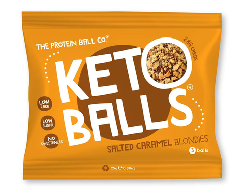 The Protein Ball co Salted Caramel Blondies 25g (Pack of 20)