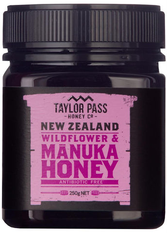 Taylor Pass Honey Co Wildflower and Manuka Honey 250g