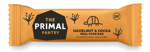 The Primal Pantry Hazelnut & Cocoa Bar 40g (Pack of 18)