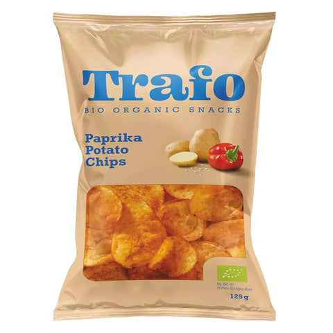 Trafo Chips Paprika 125g (Pack of 12)