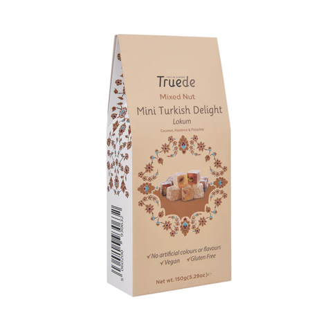 Truede Mini Mixed Nut Turkish Delight 150g (Pack of 15)
