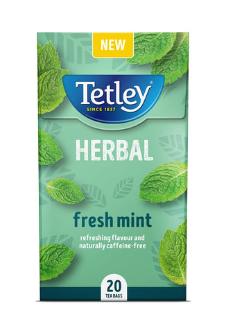 Tetley Fresh Mint 20 Bag (Pack of 4)