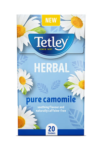 Tetley Pure Chamomile 20 Bag (Pack of 4)
