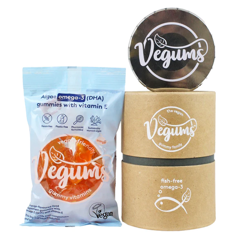 Vegums Fish-Free Omega - 3 30 Gummies (Pack of 10)