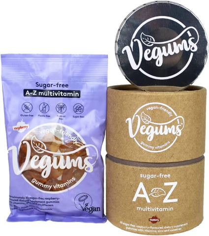 Vegums A-Z Sugar-Free Multivitamin 30 Gummies (Pack of 10)