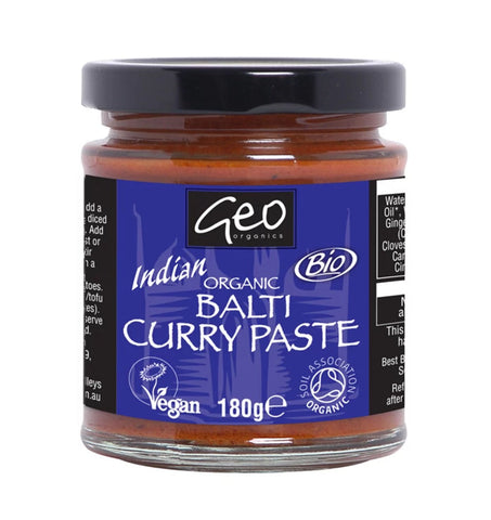 Geo Organics Balti Curry Paste 180g (Pack of 6)