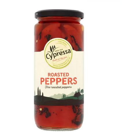 Cypressa Roast Red Peppers 465g (Pack of 6)