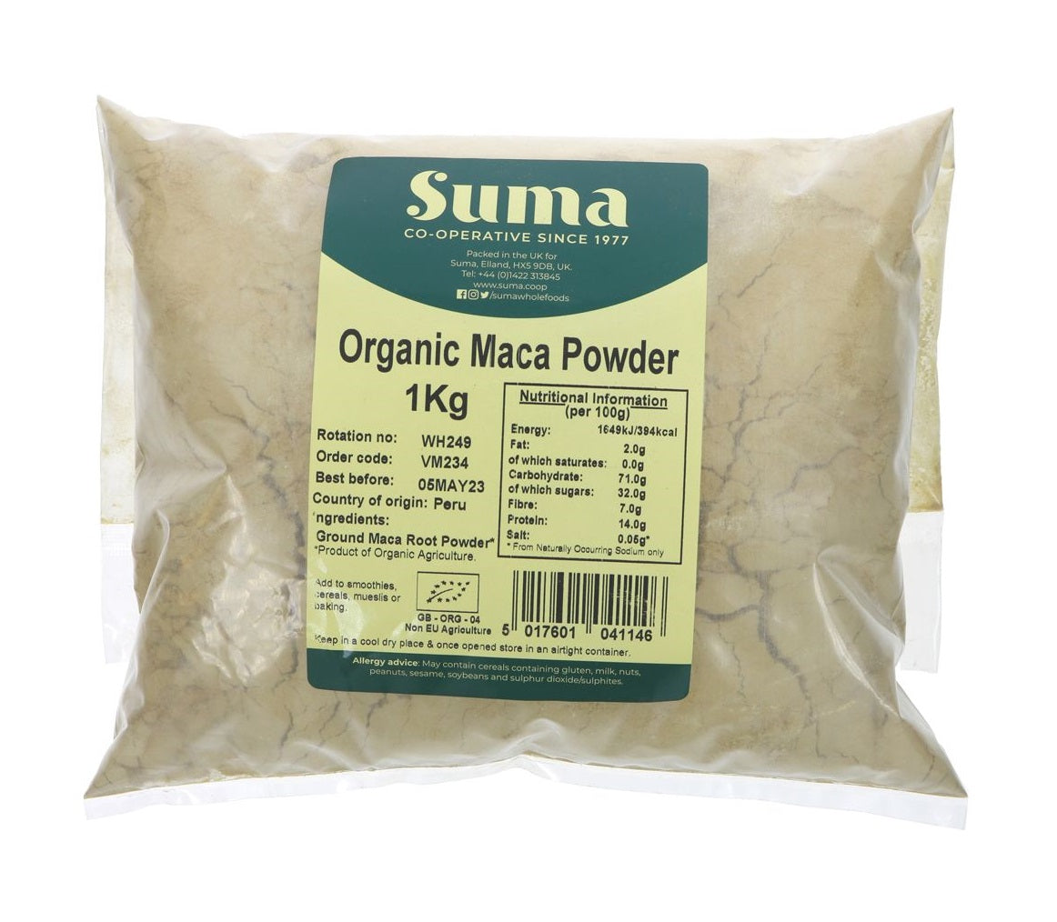 Suma Bagged Down Organic Maca Powder 1kg