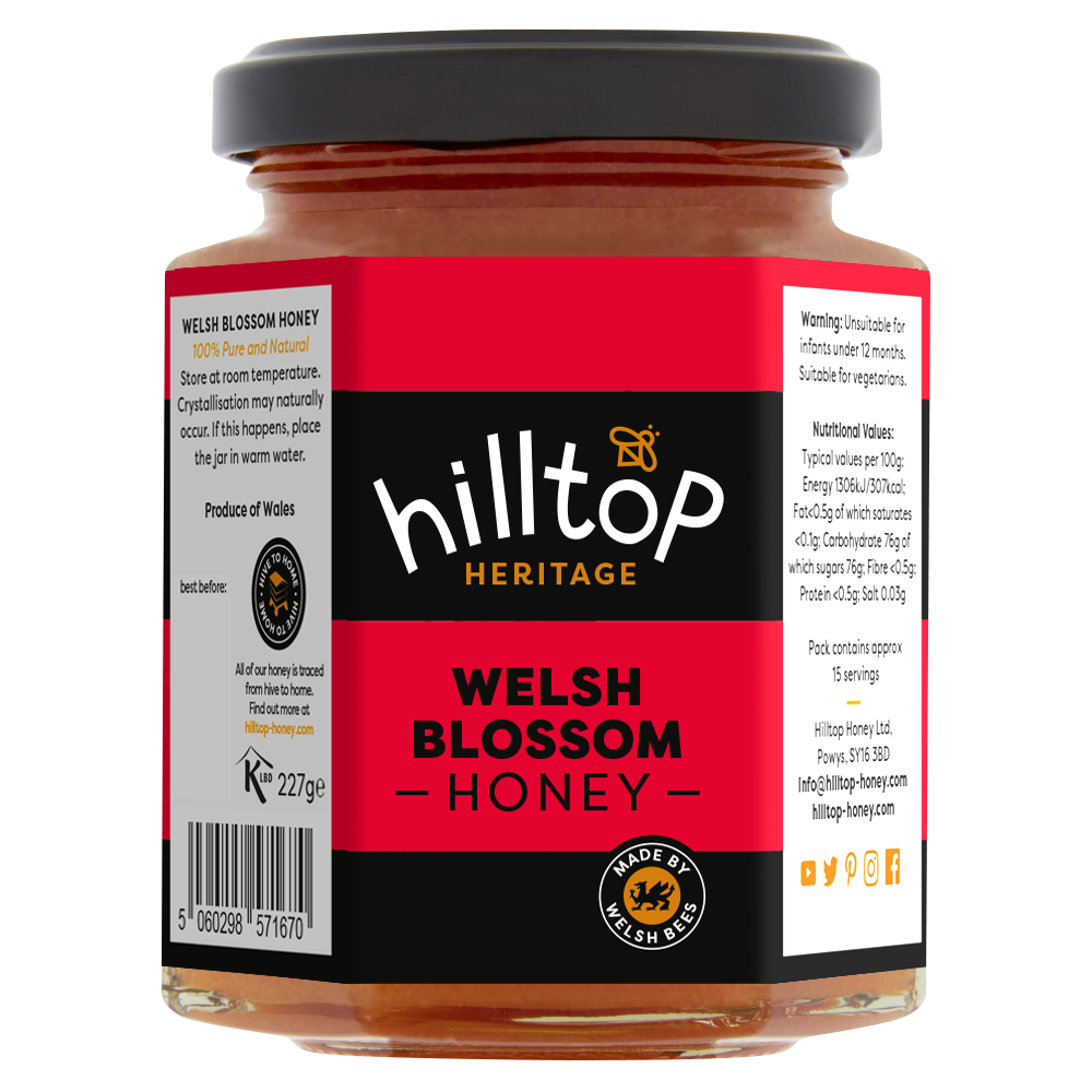Hilltop Honey Welsh Blossom Honey 227g
