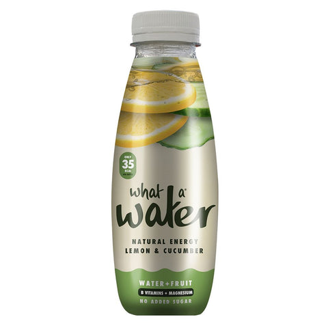 What A Drinks What a Water Lemon & Cucumber 522g (Pack of 8)