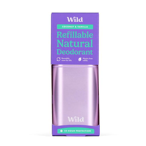 Wild Cosmetics Deo Coconut & Vanilla 145g (Pack of 8)