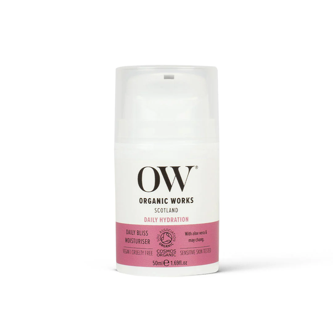 Organic Works Daily Bliss Moisturiser 50ml (Pack of 6)