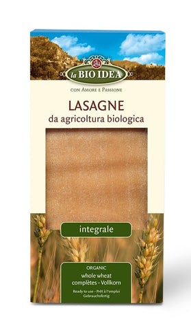 La Bio Idea W/wheat Lasagne Organic 250g (Pack of 12)