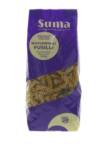 Suma / Iris Organic Wholewheat Fusilli 500g (Pack of 12)
