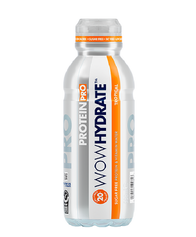WOW Hydrate Protein Pro 20G Tropical 500ml (Pack of 12)