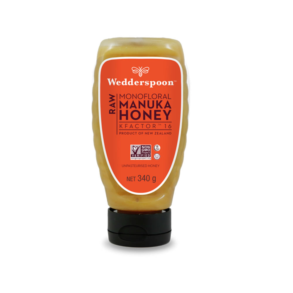 Wedderspoon Manuka Honey KFactor 16 Squeezy 340g