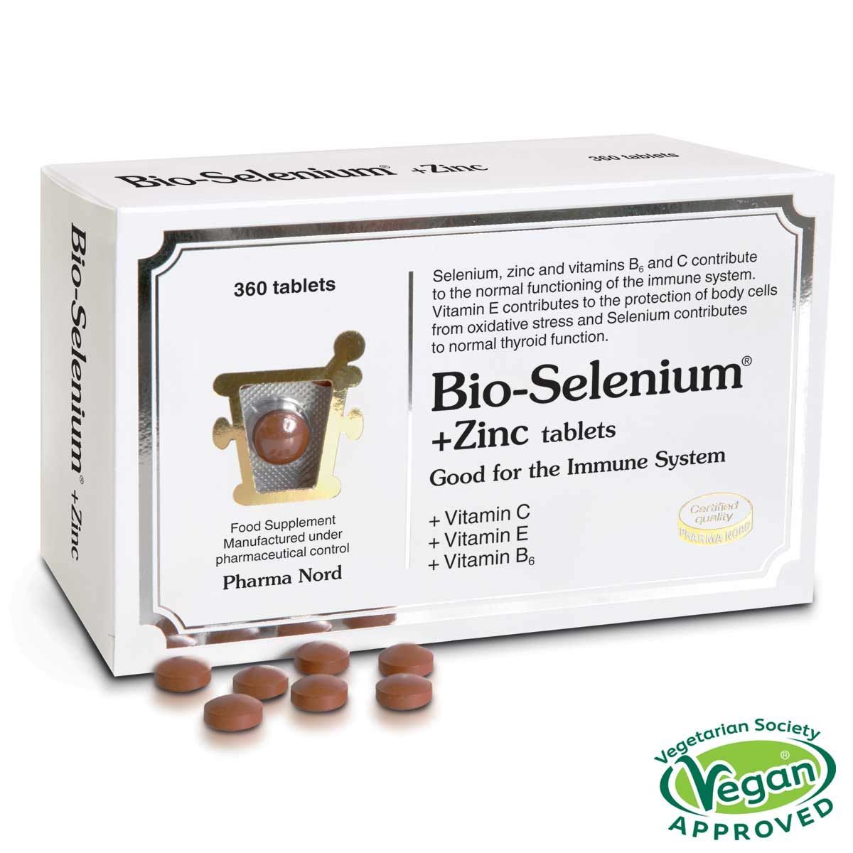 Pharma Nord Bio Selenium and Zinc 360 Tablets