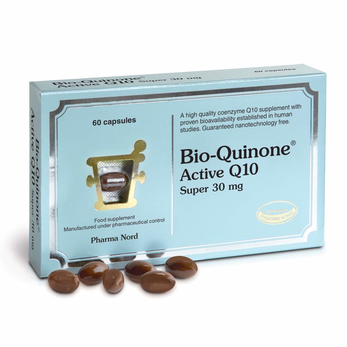 Pharma Nord Super Q10 Bio-Quinone Food Supplement 30mg 60 Tablets
