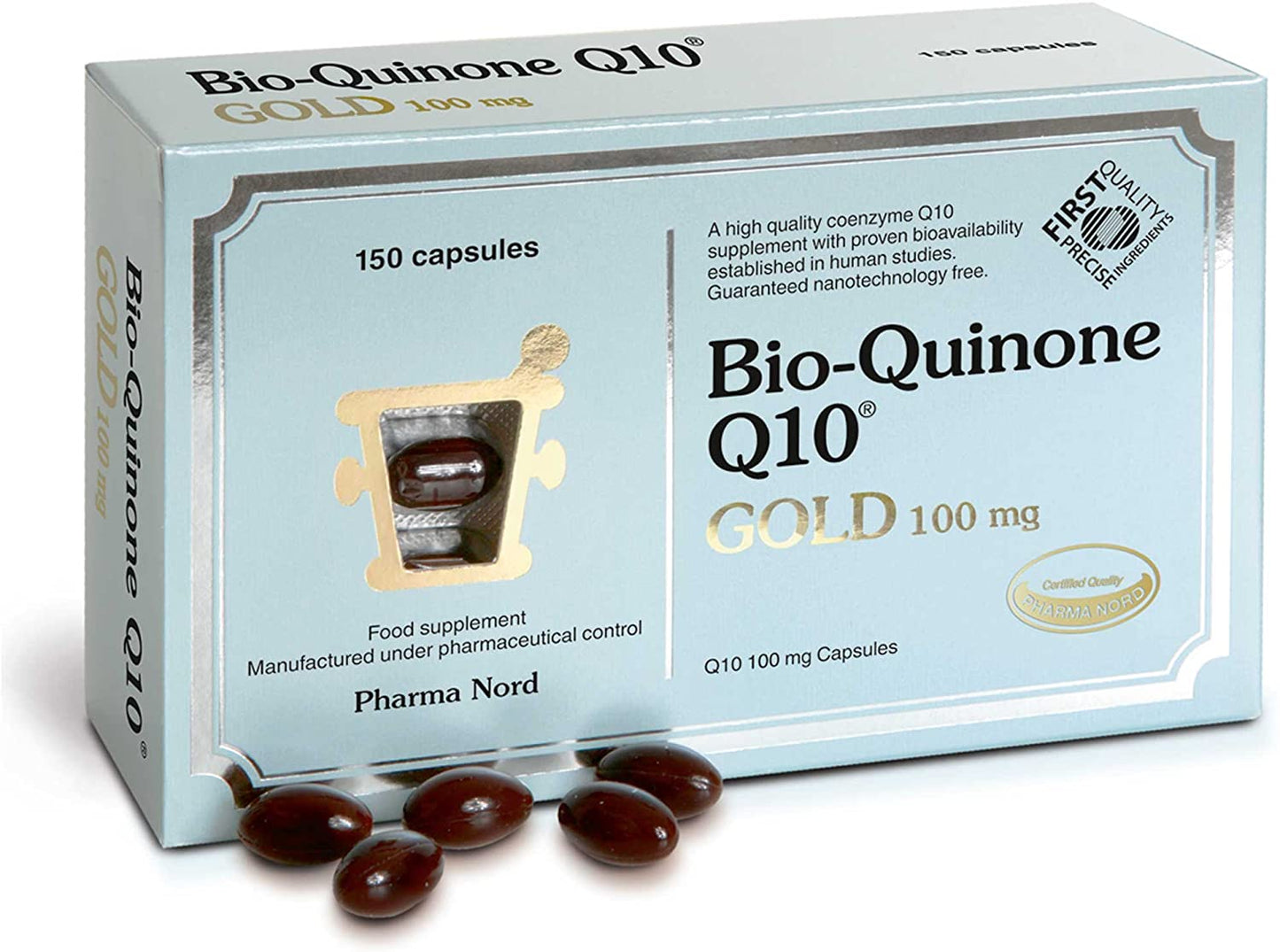Pharma Nord Bio-Quinone Q10 GOLD - 100mg (Ubiquinone) 150 caps