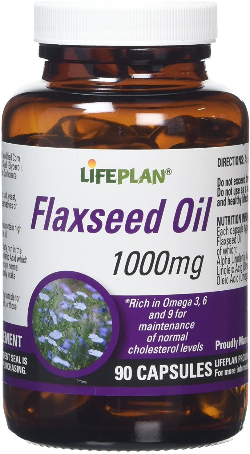 Lifeplan Flaxseed Oil 1000mg 90 capsules