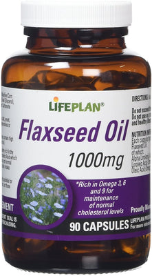 Lifeplan Flaxseed Oil 1000mg 90 capsules