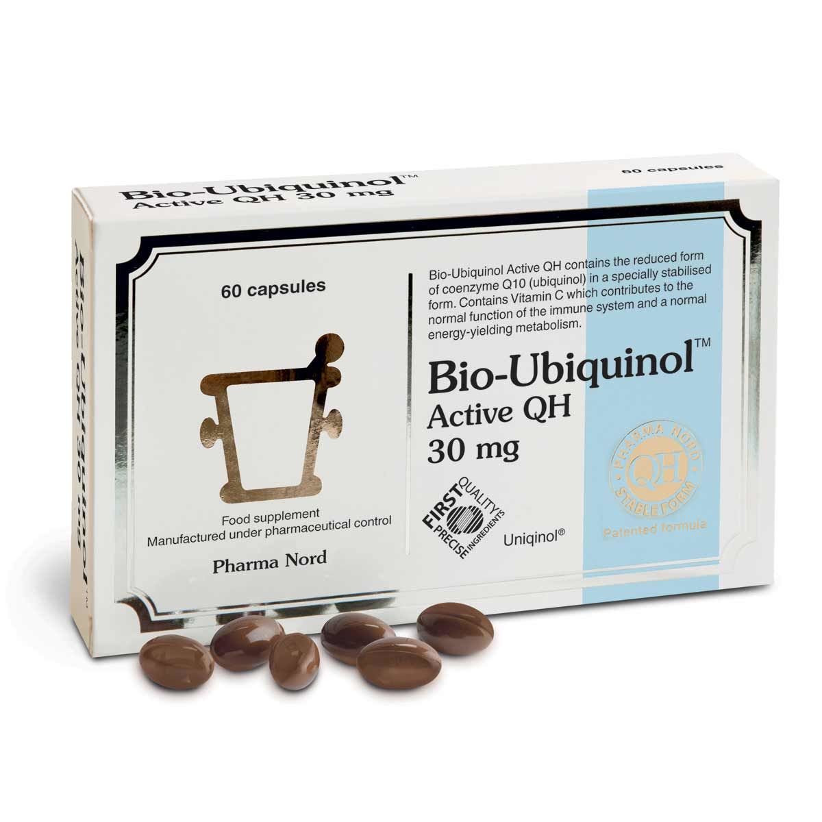 Pharma Nord 100mg BioActive Q10 Uniqinol 60 Capsules