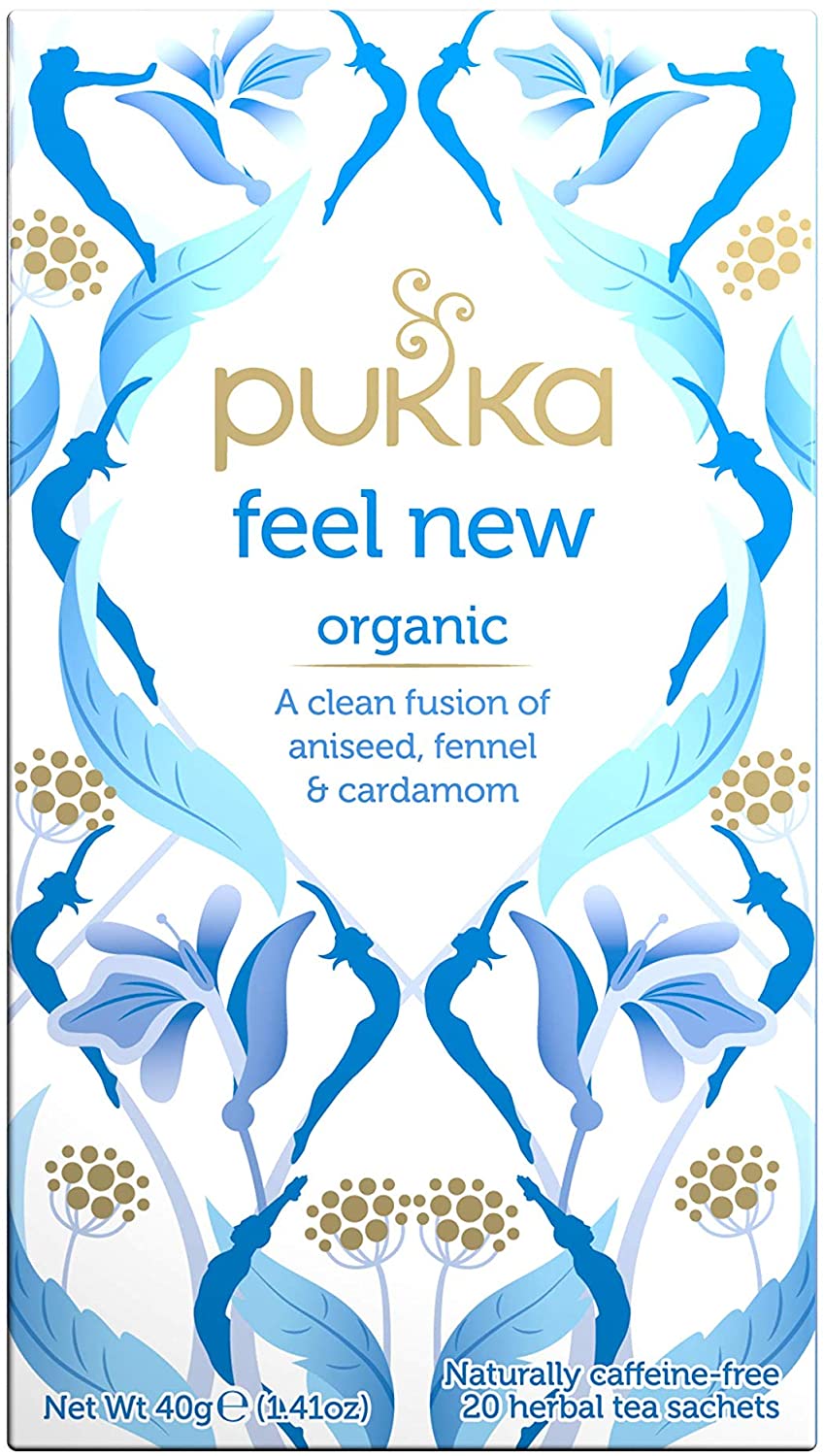 Pukka Organic Feel New Herbal Tea 20 Bags