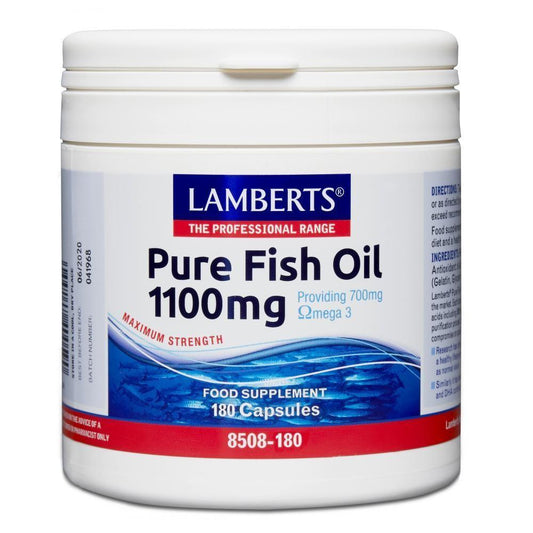 Lamberts Pure Fish Oil 1100mg 180 capsules