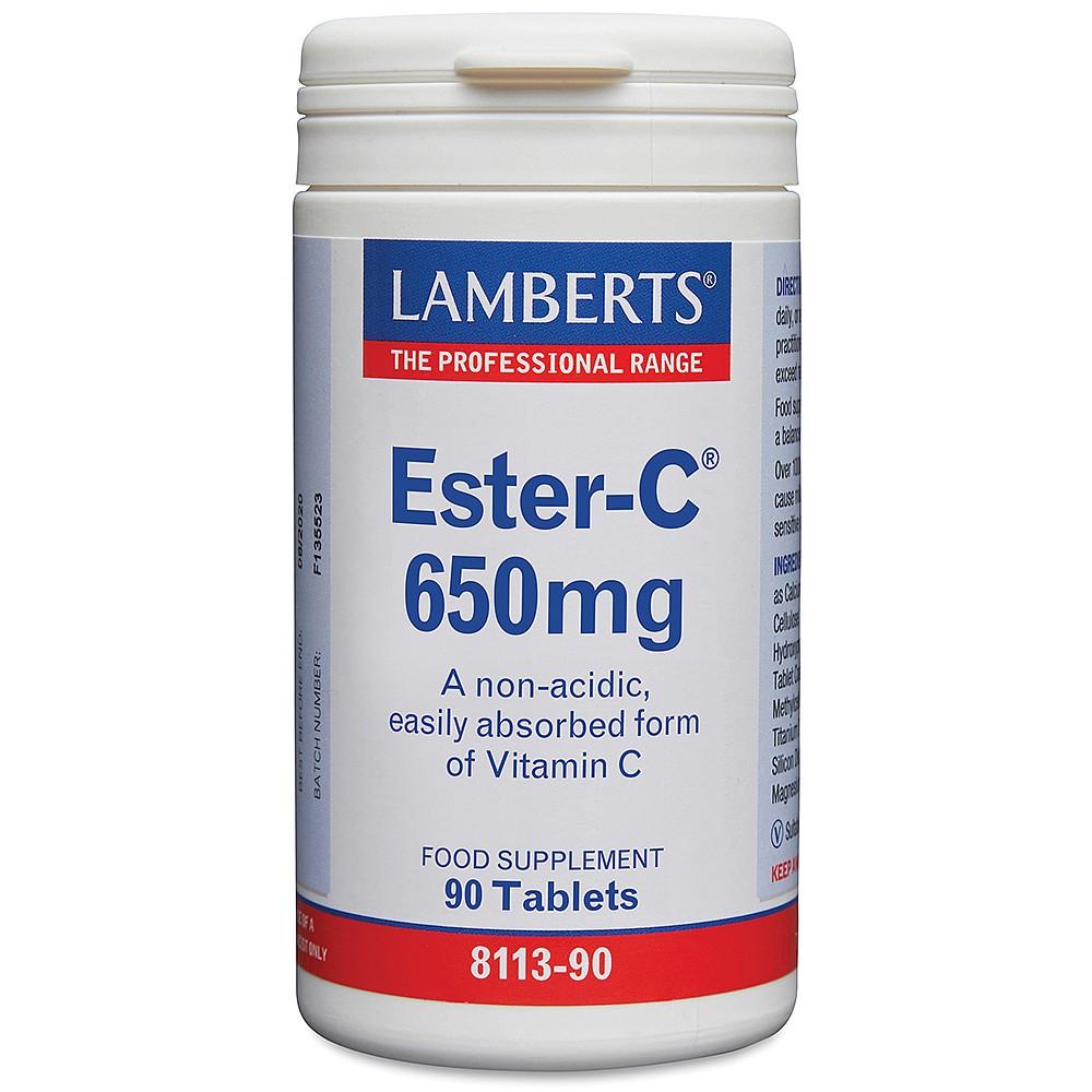 Lamberts Ester-C 650mg - 90 Tabs