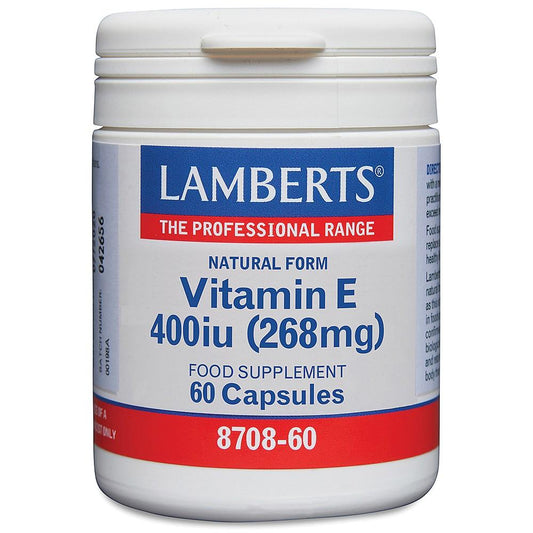 Lamberts Natural Vitamin E 400iu - 60 Caps
