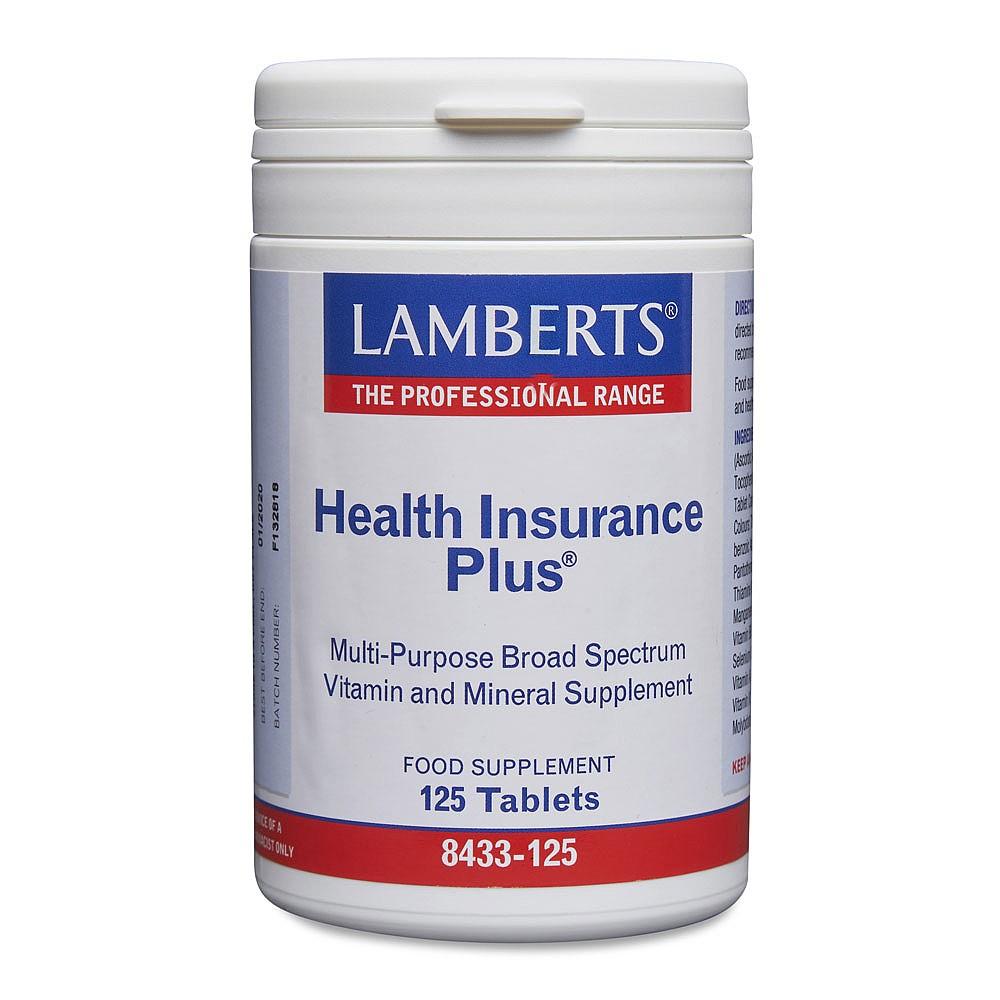 Lamberts Health Insurance Plus - 125 Tabs