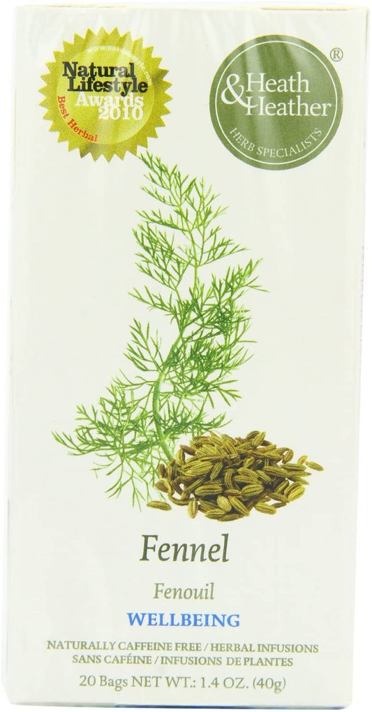 Heath and Heather Fennel Herbal Tea 20 Bags